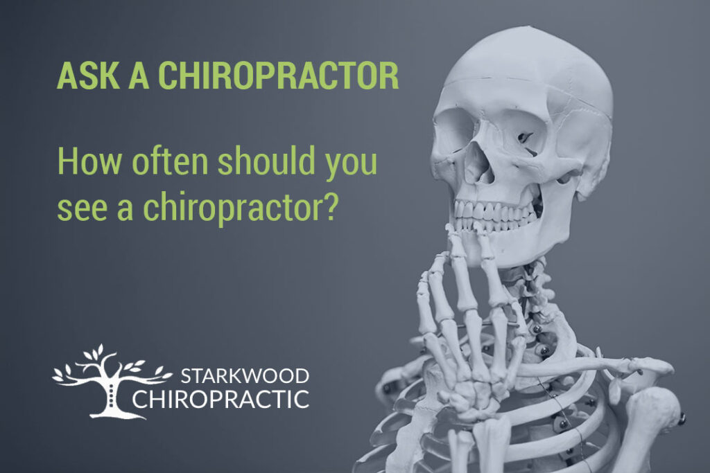 How often should you go to a chiropractor to stay aligned?